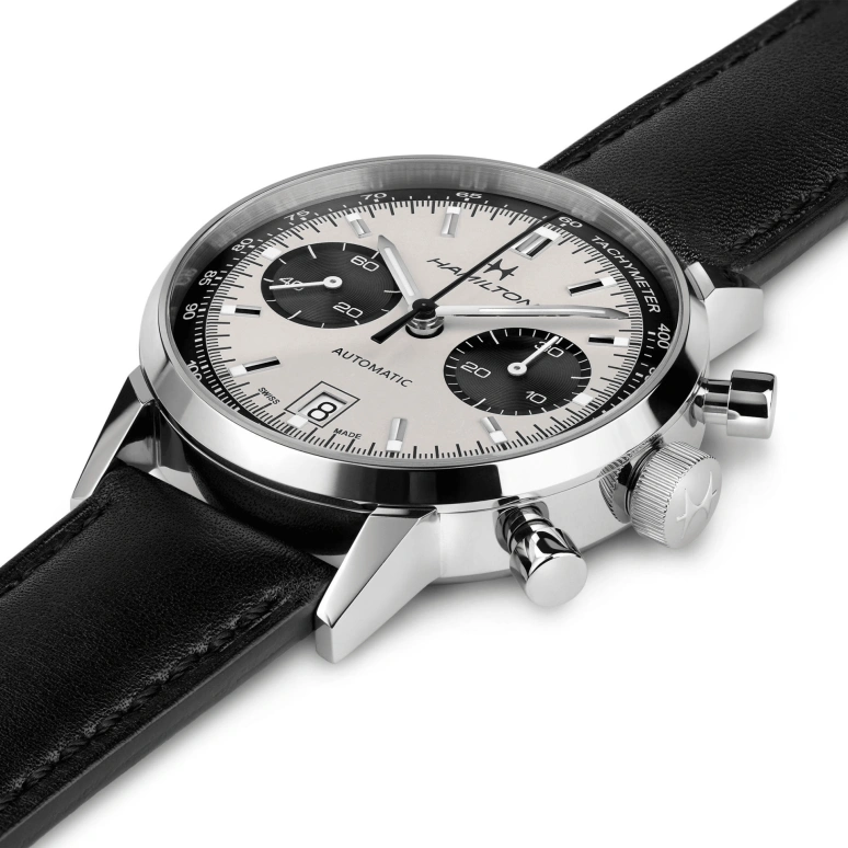 Hamilton,American Classic 40mm,40mm,Stainless Steel,Silver,Automatic,Chronograph,Date,H38416711