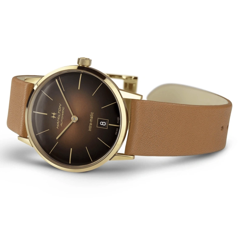 Hamilton,American Classic 38mm,38mm,Stainless Steel,Brown,Gradient,Automatic,Day,42hours,H38475501