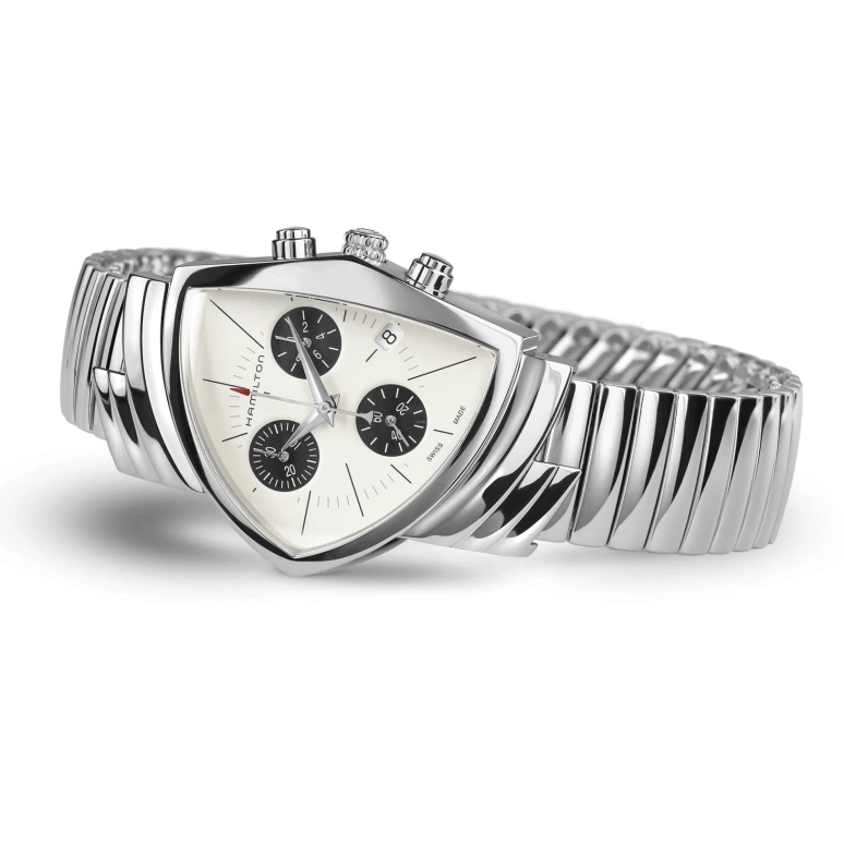 Hamilton,Ventura 32x50mm,32x50mm,Stainless Steel,Silver,Quartz,Chronograph,Day,H24432151