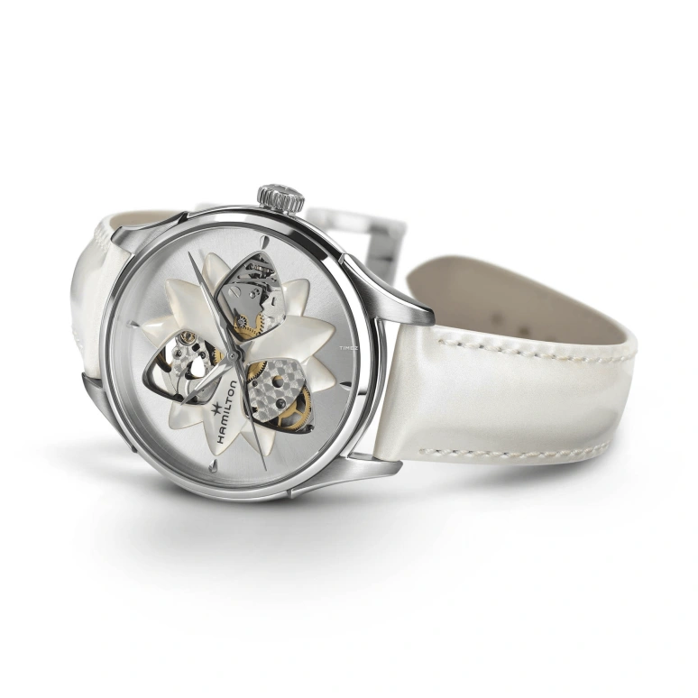 Hamilton,Jazzmaster 34mm,34mm,Stainless Steel,Skeleton,Automatic,80hours,In-house Caliber,H32115991