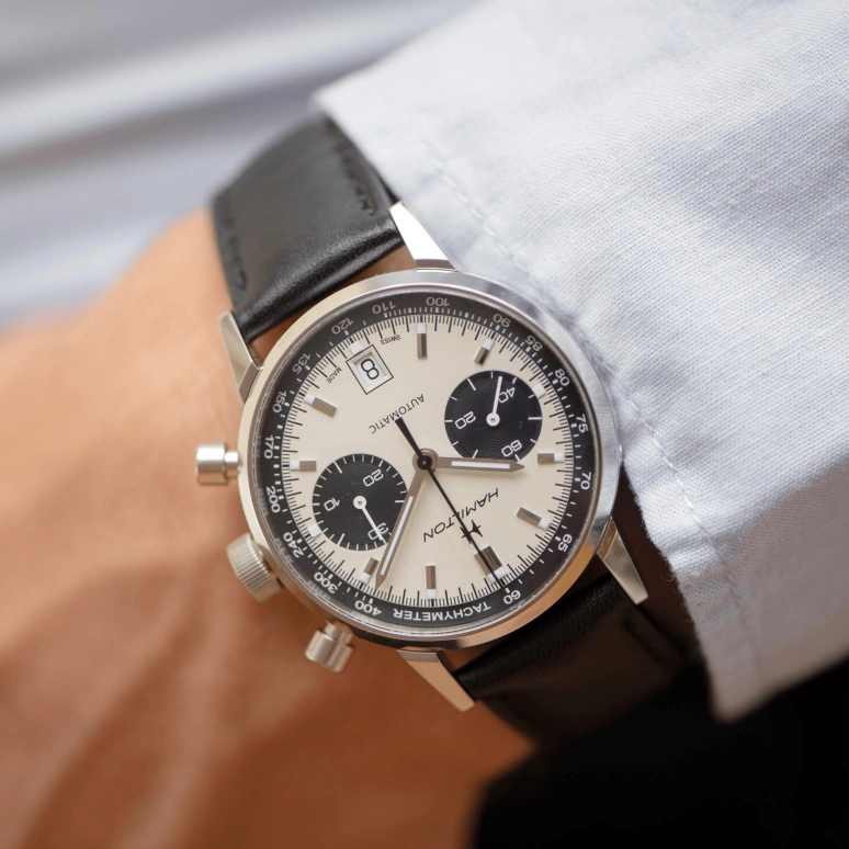 Hamilton,American Classic 40mm,40mm,Stainless Steel,Silver,Automatic,Chronograph,Date,H38416711