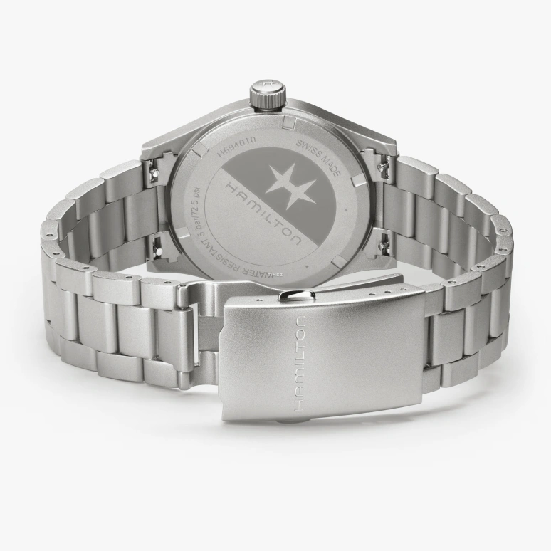 Hamilton,Khaki Field 38mm,38mm,Stainless Steel,Green,Quartz,In-house Caliber,Sapphire,Glass,H69401160