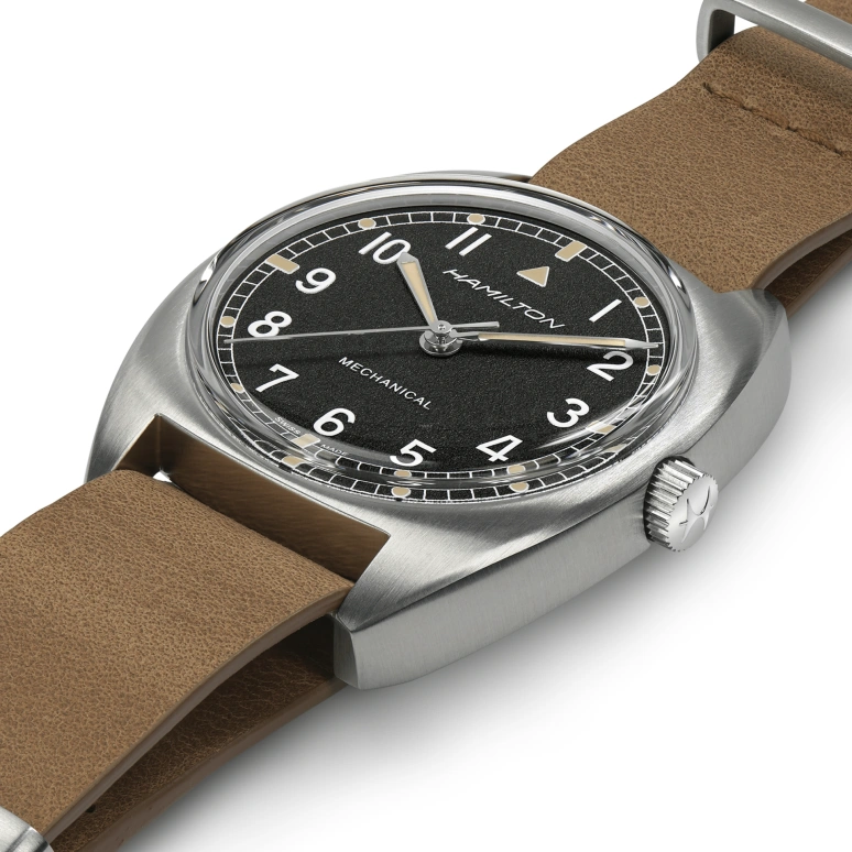Hamilton,Khaki Aviation 35mm,35mm,Stainless Steel,Black,Handwound,Day,80hours,H76419531