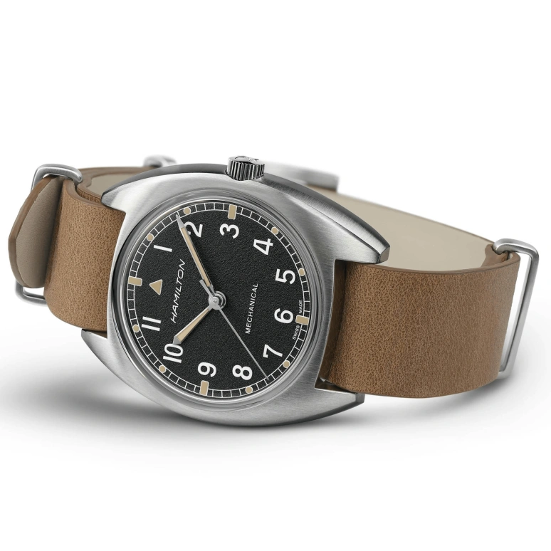 Hamilton,Khaki Aviation 35mm,35mm,Stainless Steel,Black,Handwound,Day,80hours,H76419531