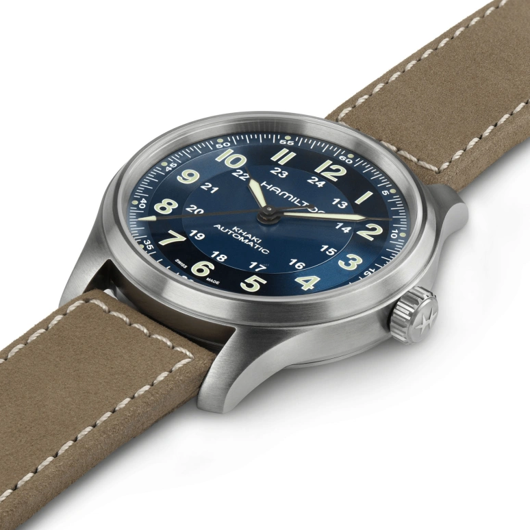 Hamilton,Khaki Field 42mm,42mm,Titanium,Black,Automatic,80hours,In-house Caliber,H70545540