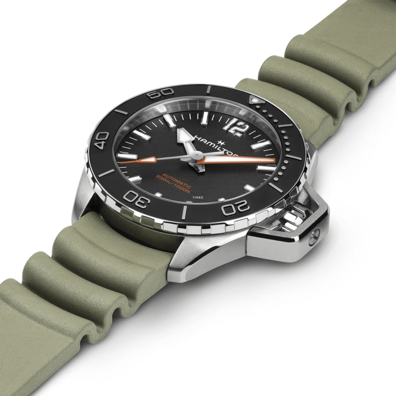 Hamilton,Khaki Navy 41mm,41mm,Stainless Steel,Black,Automatic,Sapphire,Round,H77455331