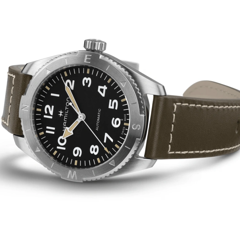 Hamilton,Khaki Field 41mm,41mm,Stainless Steel,Black,Automatic,Sapphire,Crystal Glass,Round,H70315830