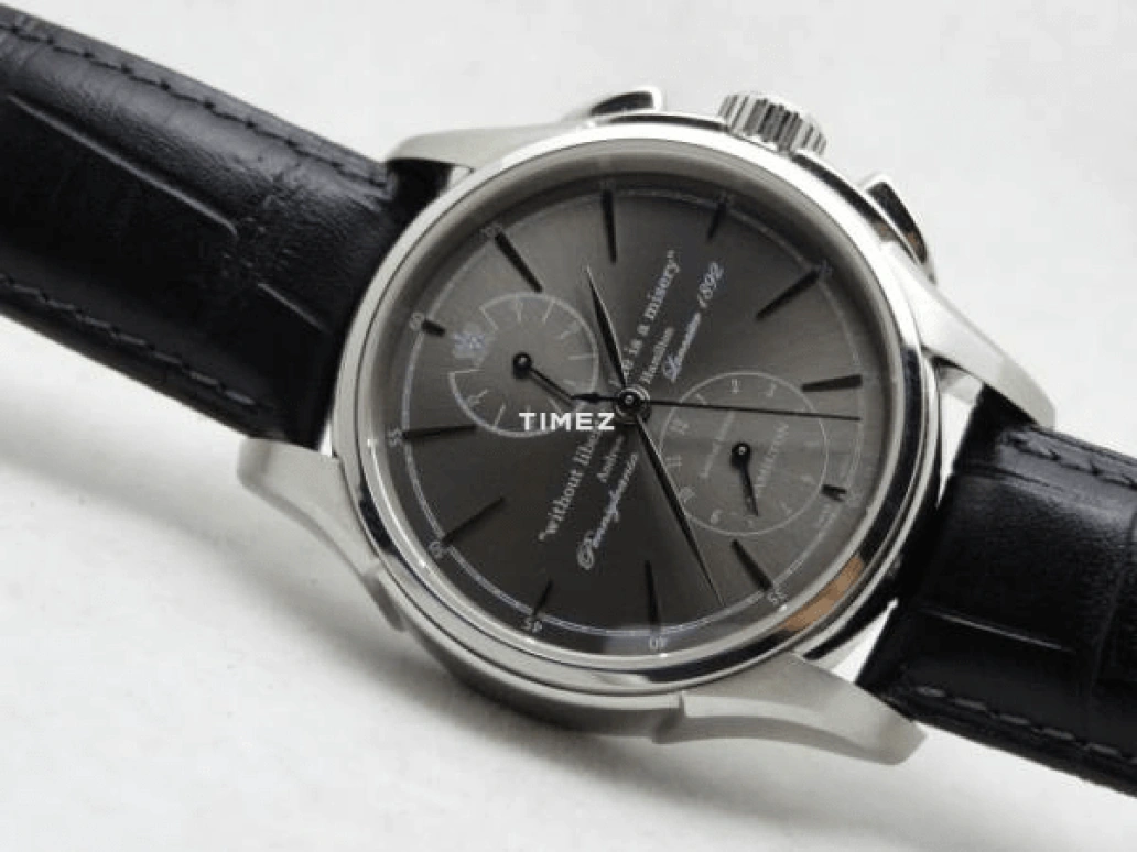 Hamilton,American Classic 42mm,42mm,Stainless Steel,Grey,Automatic,Chronograph,60hours,H32556781