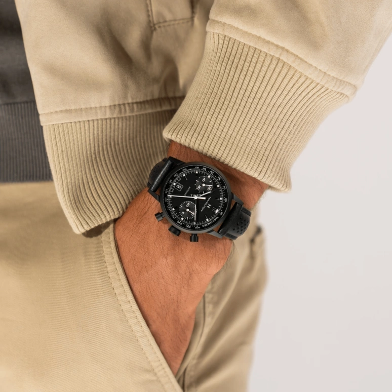 Hamilton,American Classic 40mm,40mm,Stainless Steel,Black,Automatic,Chronograph,Day,H38446730