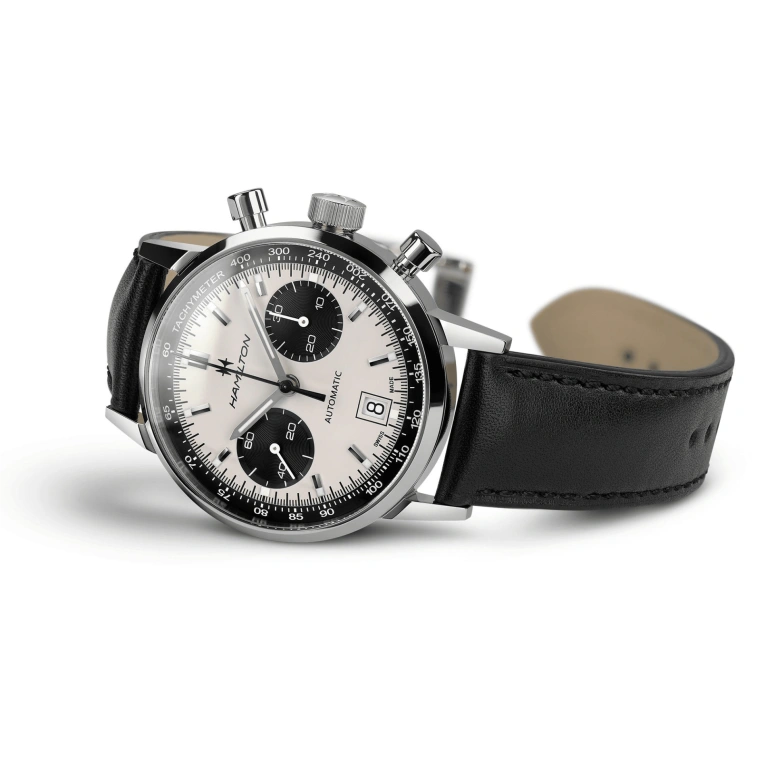 Hamilton,American Classic 40mm,40mm,Stainless Steel,Silver,Automatic,Chronograph,Date,H38416711