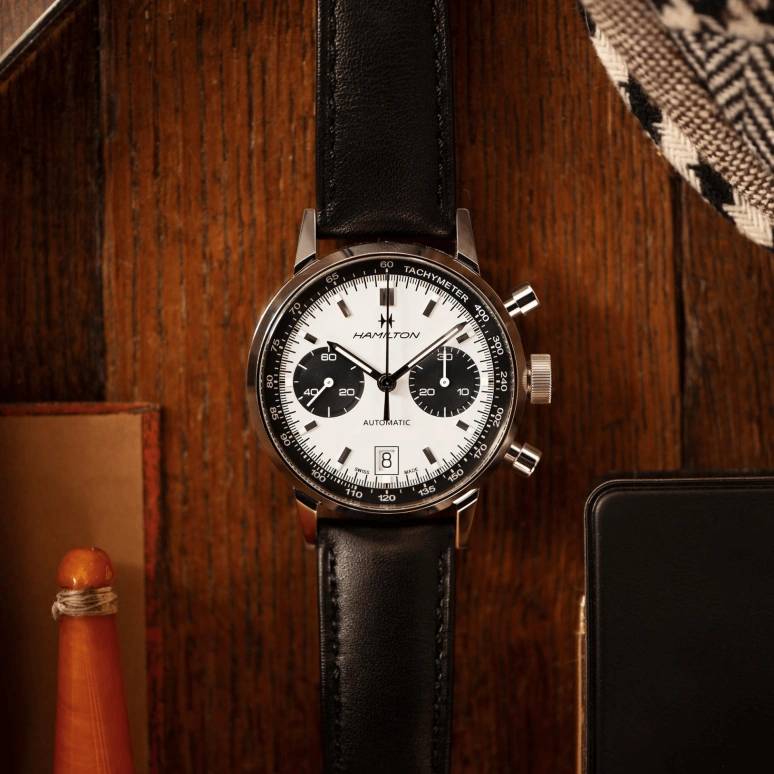 Hamilton,American Classic 40mm,40mm,Stainless Steel,Silver,Automatic,Chronograph,Date,H38416711