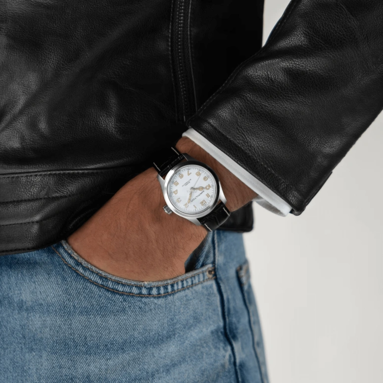 Hamilton,Khaki Field 38mm,38mm,Stainless Steel,White,Automatic,80hours,In-house Caliber,H70405710