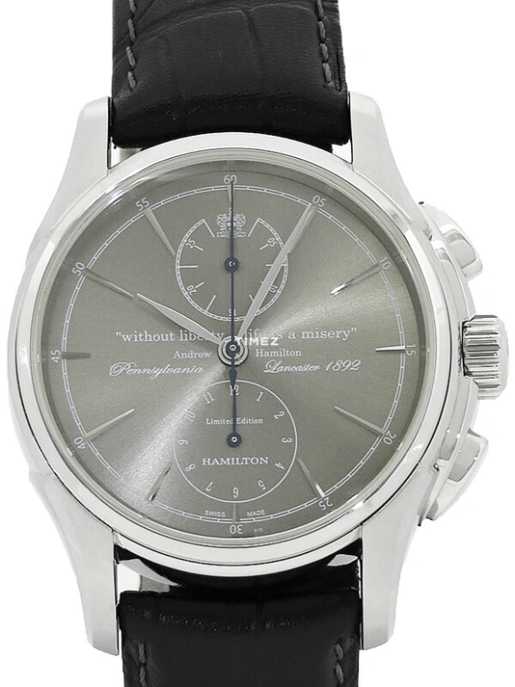 Hamilton,American Classic 42mm,42mm,Stainless Steel,Grey,Automatic,Chronograph,60hours,H32556781