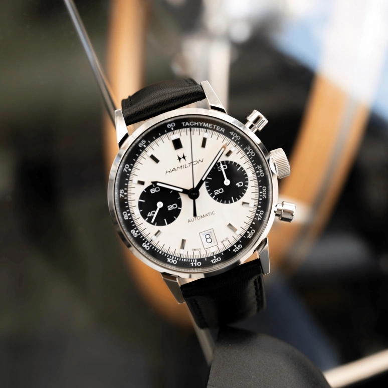 Hamilton,American Classic 40mm,40mm,Stainless Steel,Silver,Automatic,Chronograph,Date,H38416711