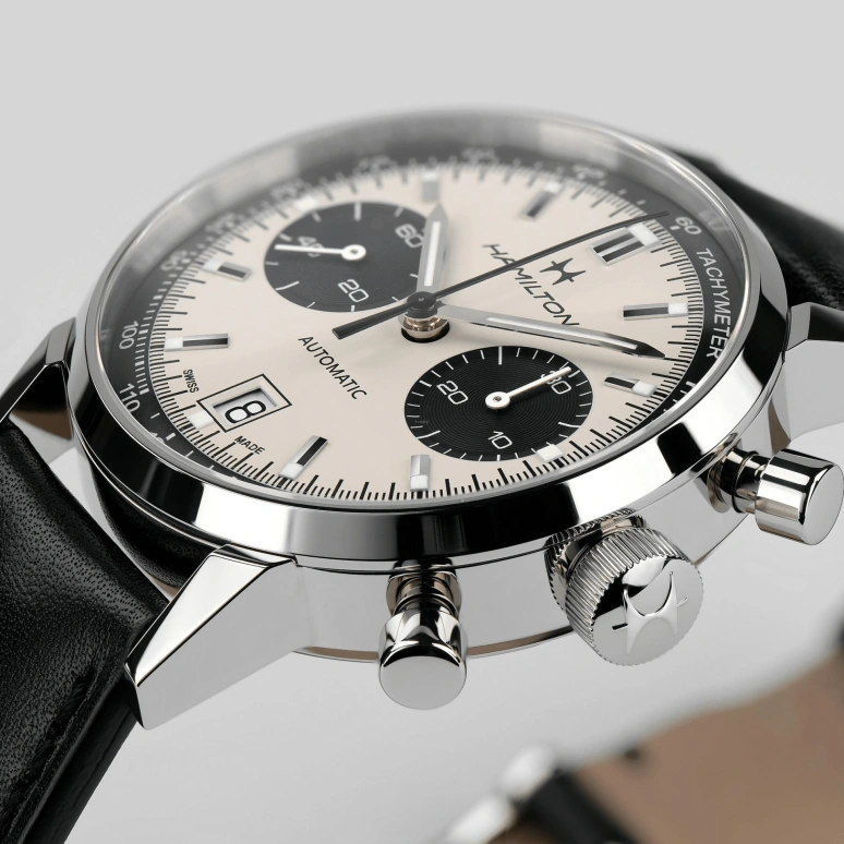 Hamilton,American Classic 40mm,40mm,Stainless Steel,Silver,Automatic,Chronograph,Date,H38416711