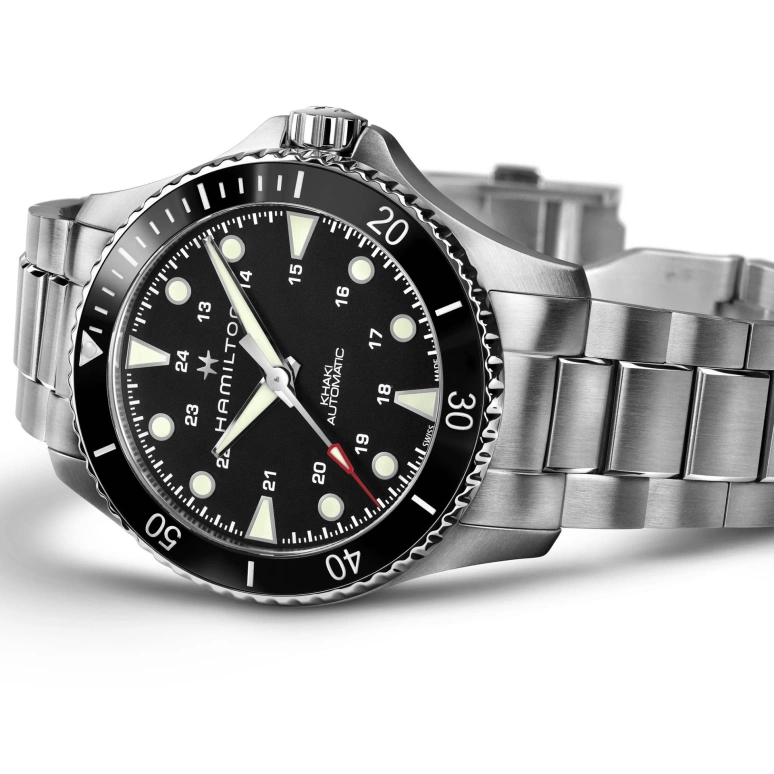 Hamilton,Khaki Navy 43mm,43mm,Stainless Steel,Luminous,Black,Automatic,80hours,In-house Caliber,H82515130