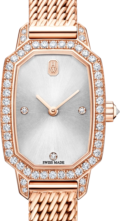 Harry Winston,Emerald 17.7x24mm,17.7x24mm,Rose Gold,Gold,Quartz,In-house Caliber,Closed,EMEQHM18RR002