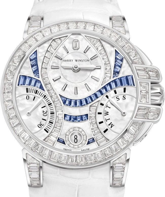 Harry Winston,The Ocean 36mm,36mm,Gold,White Gold,White,Automatic,In-house Caliber,Mother of Pearl,OCEABI36WW065