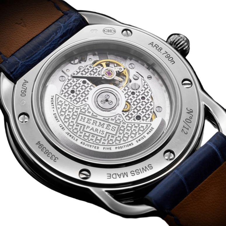 Hermès,Arceau 41mm,41mm,White Gold,Multi-Color,Automatic,50hours,In-house Caliber,MYTHIQUE PHOENIX COLORIAGES