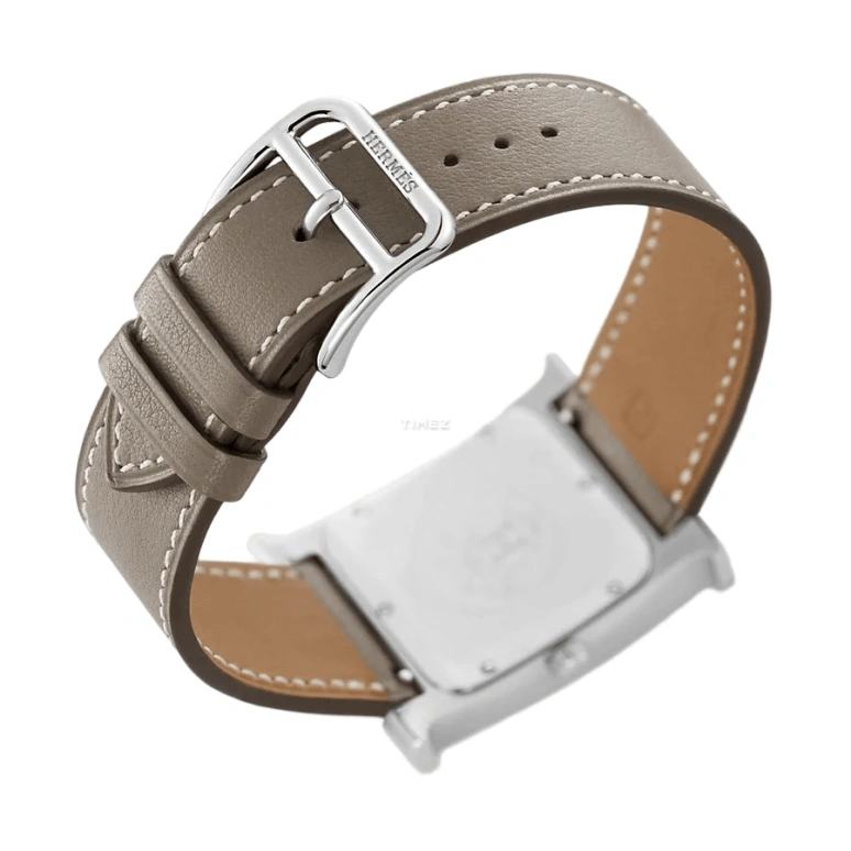 Hermès,Heure H 26x26mm,26x26mm,Stainless Steel,White,Quartz,Sapphire,Crystal Glass,Square,W036796WW00