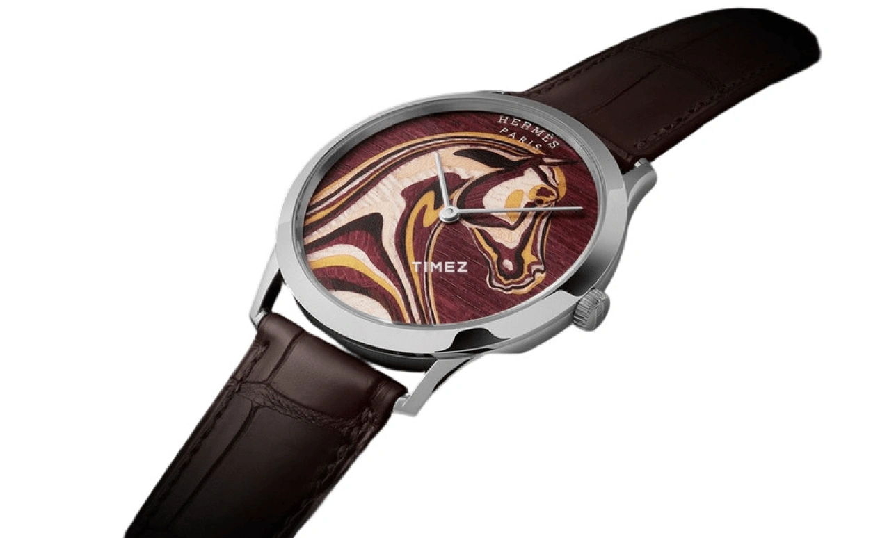 Hermès,Slim d'Hermès 39.50mm,39.50mm,White Gold,Multi-Color,Red,Automatic,42hours,In-house Caliber,PEGASE PAYSAGE