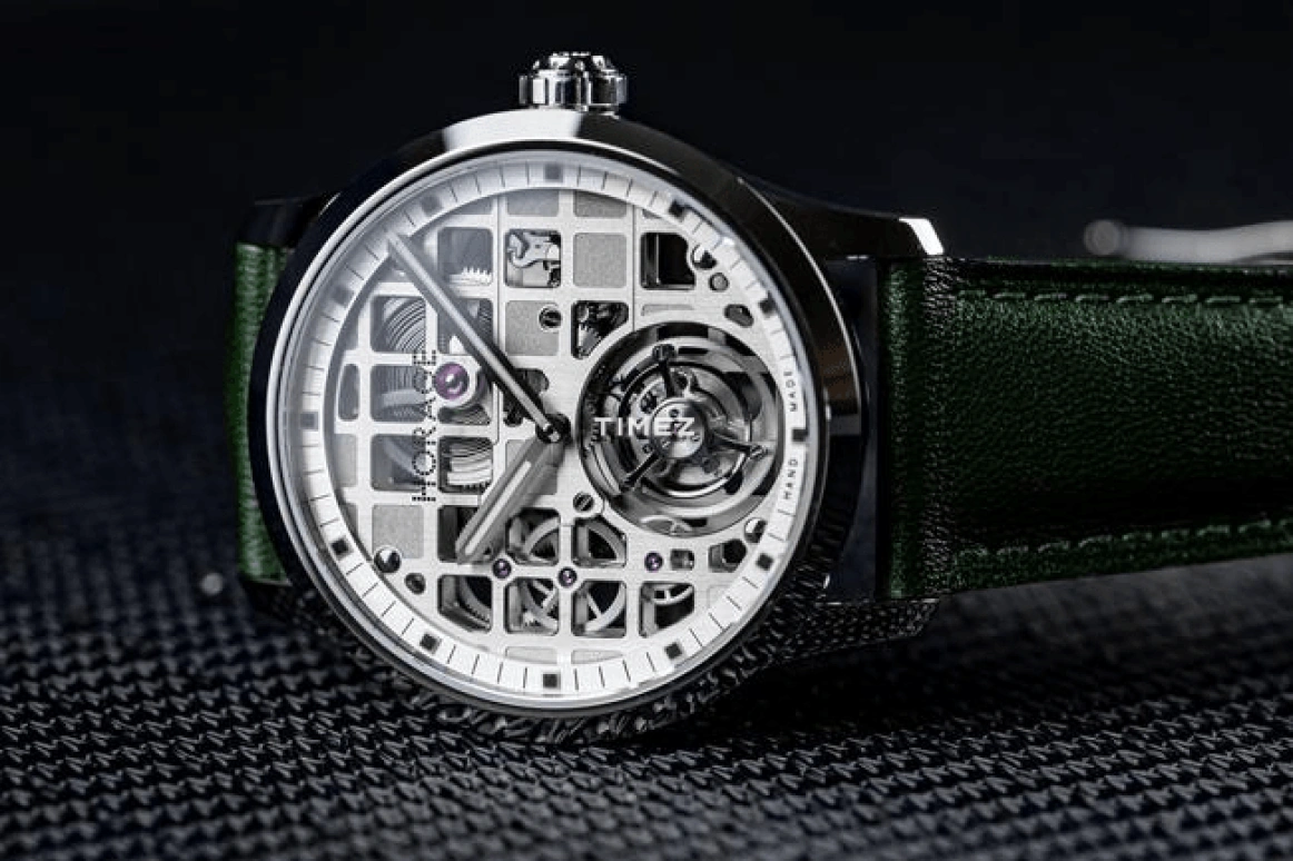 Horage,Tourbillon 39mm,39mm,Stainless Steel,Skeleton,Automatic,Tourbillon,Sapphire,Crystal Glass,1,1-038-ss-s-009