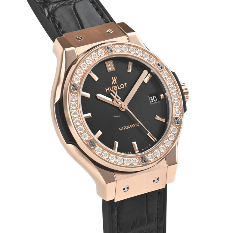 Hublot,Classic Fusion 38mm,38mm,KING GOLD,Black,Automatic,42hours,In-house Caliber,565,565.OX.1480.LR.1204