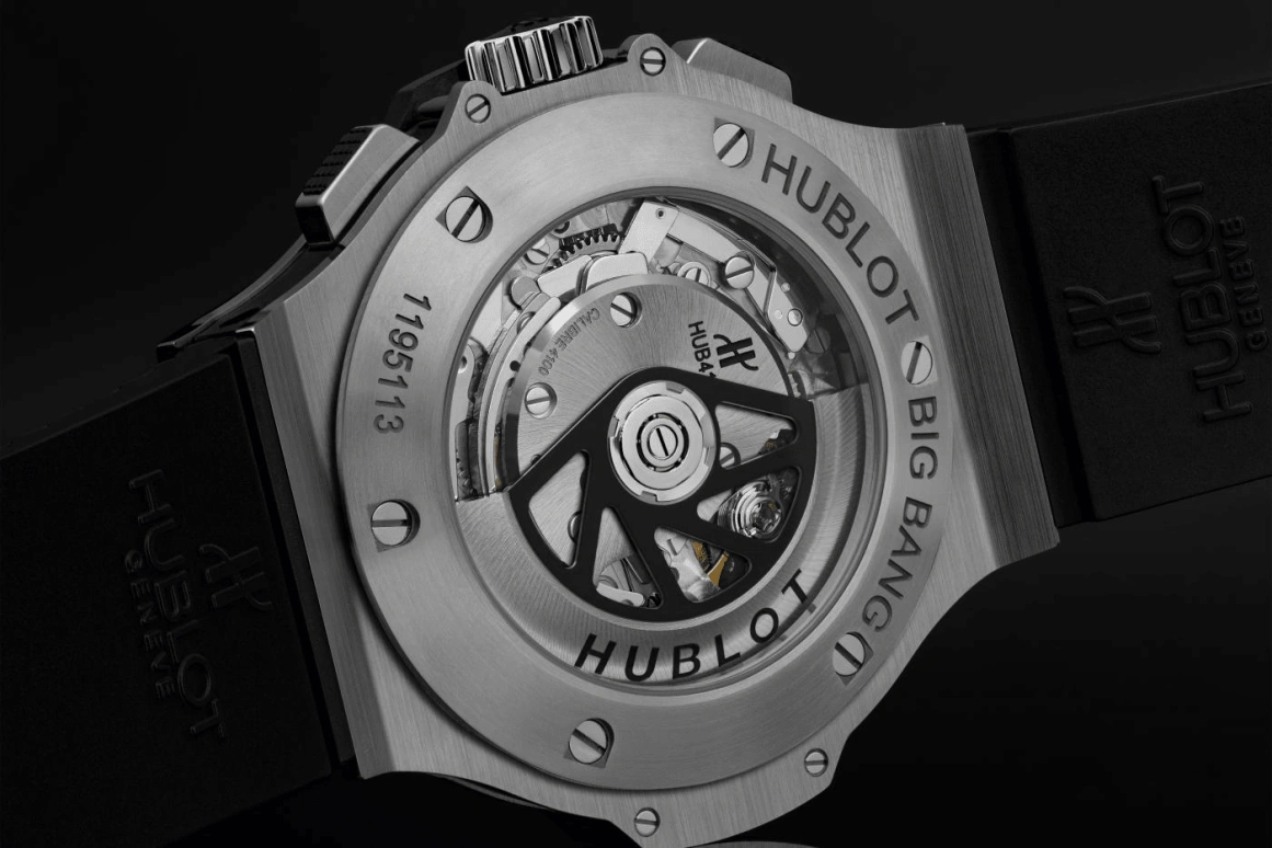 Hublot,Big Bang 44mm,44mm,Stainless Steel,Black,Automatic,Chronograph,Date,301,301.SX.130.RX