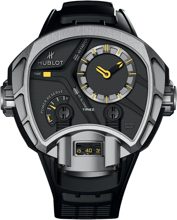 Hublot,MP 56.20x51.70mm,56.20x51.70mm,Titanium,Black,Handwound,In-house Caliber,Sapphire,Crystal Glass,902,902.NX.1179.RX