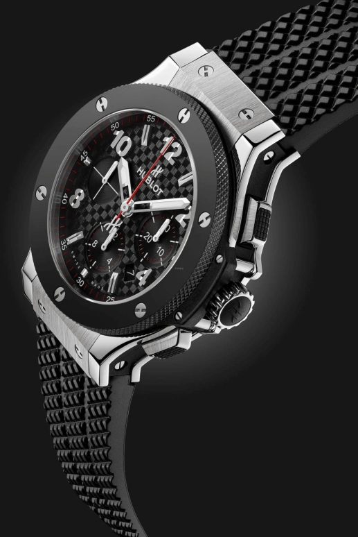 Hublot,Big Bang 44mm,44mm,Ceramic,Stainless Steel,Black,Automatic,Chronograph,Date,301,301.SB.131.RX