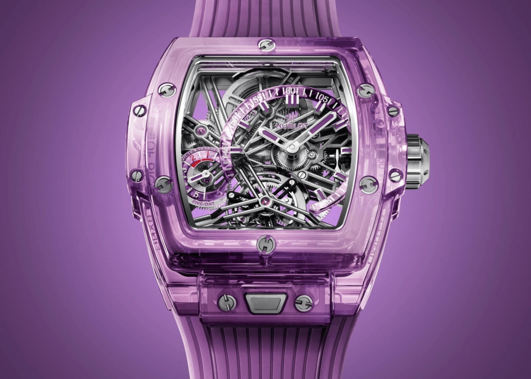 Hublot,Spirit of Big Bang 42mm,42mm,Sapphire,Purple,Chronograph,Power Reserve Indicator,Tourbillon,645,645.JM.0120.RT