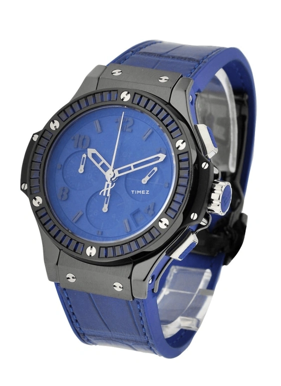 Hublot,Big Bang 41mm,41mm,Ceramic,Blue,Automatic,Chronograph,Day,341,341.CL.5190.LR.1901