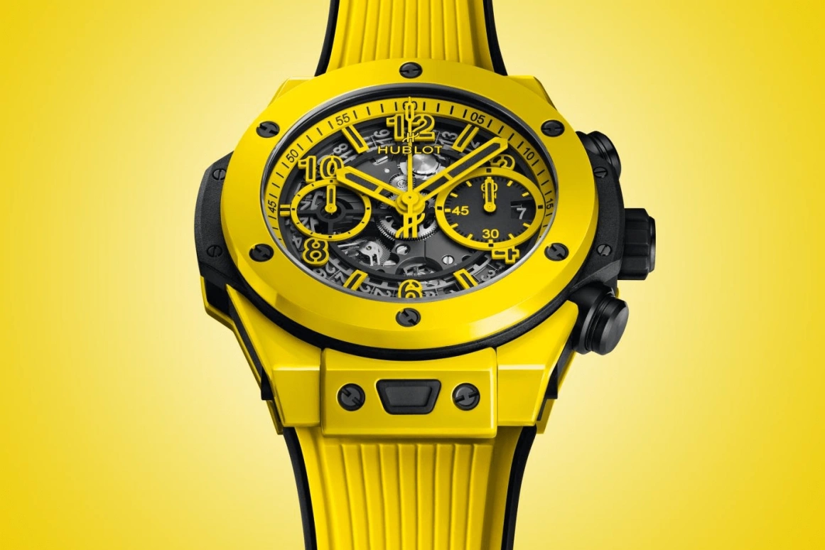 Hublot,Big Bang 42mm,42mm,Ceramic,Luminous,Yellow,Black,Automatic,Chronograph,Day,Novak Djokovic,441,441.CY.471Y.RX