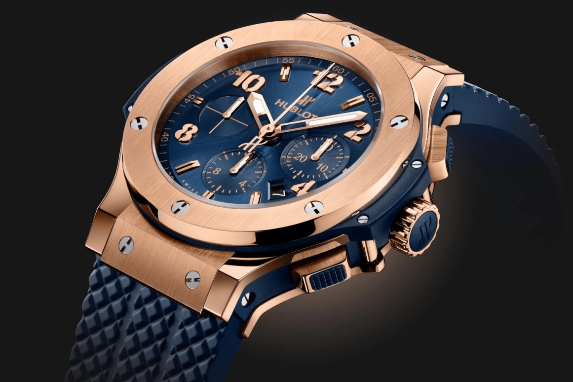 Hublot,Big Bang 44mm,44mm,Rose Gold,Blue,Automatic,42hours,In-house Caliber,301,301.PX.710.RX