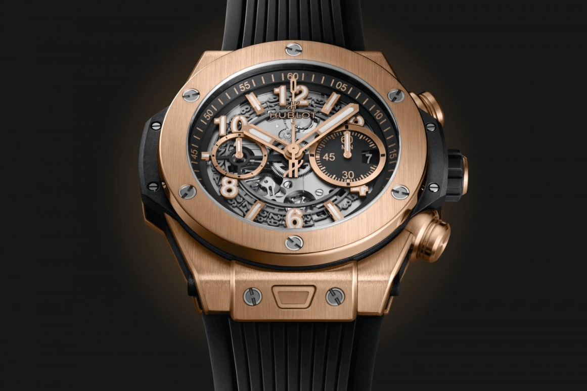 Hublot,Big Bang 44mm,44mm,KING GOLD,Black,Automatic,72hours,In-house Caliber,421,421.OX.1180.RX