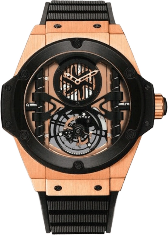 Hublot,King Power 48mm,48mm,Rose Gold,Black,Handwound,In-house Caliber,Sapphire,Crystal Glass,705,705.OM.0007.RX