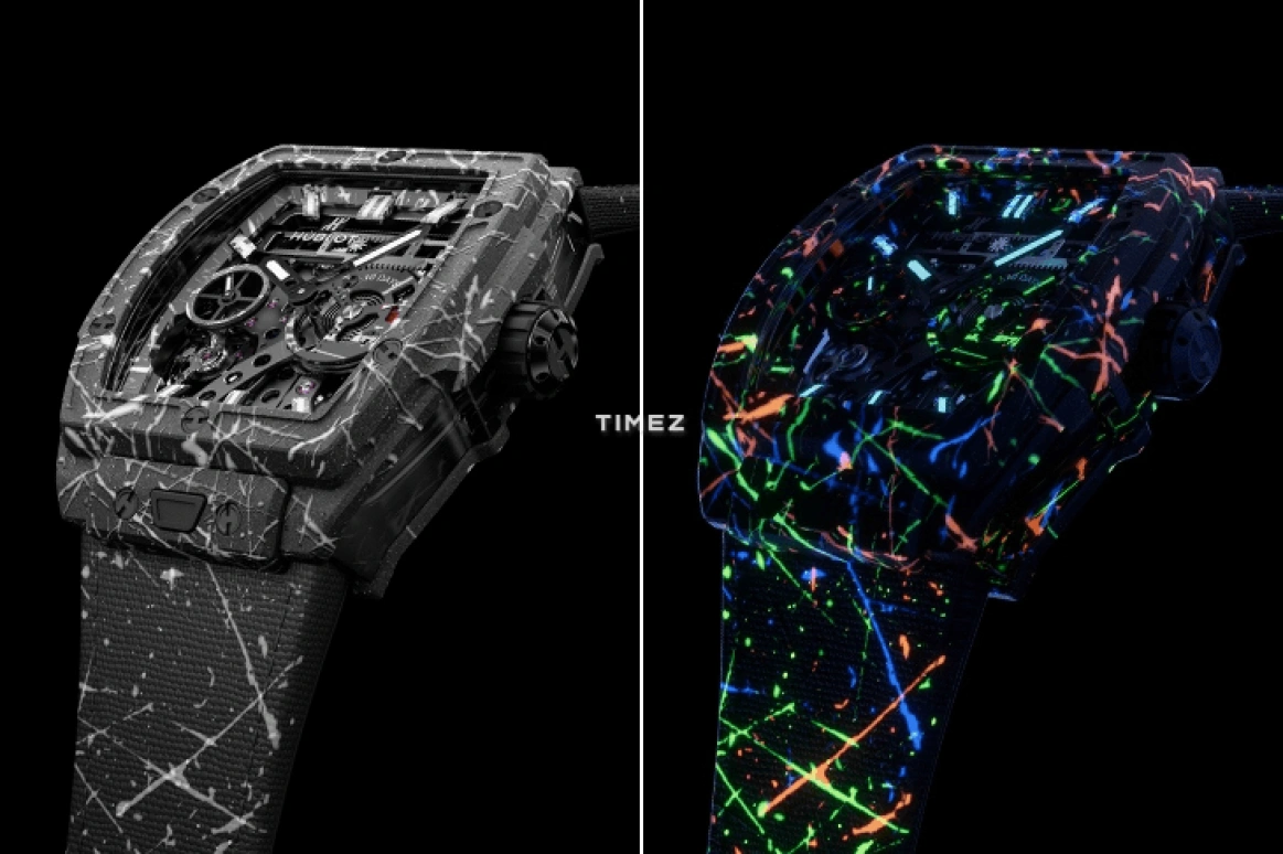 宇舶,Big Bang灵魂 45毫米,45毫米,复合混凝土,黑色,手动上弦,动力储存指示,240小时,614,614.XCN.1171.NR.STR25