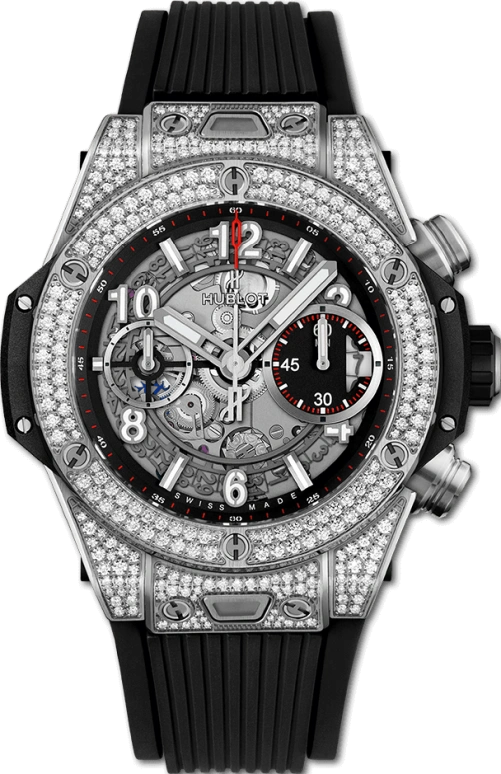 Hublot,Big Bang 42mm,42mm,Titanium,Skeleton,Automatic,Chronograph,Date,Flyback,Hollow Out,72hours,In-house Caliber,441,441.NX.1170.RX.1704