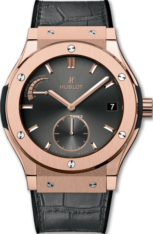 Hublot,Classic Fusion 45mm,45mm,KING GOLD,192hours,In-house Caliber,Sapphire,516,516.OX.7080.LR