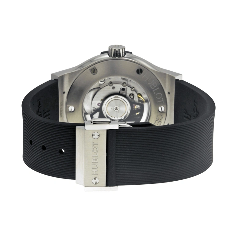 Hublot,Classic Fusion 42mm,42mm,Titanium,Titanium Gold,White,Automatic,Day,Sapphire,Crystal Glass,542,542.NX.2610.RX