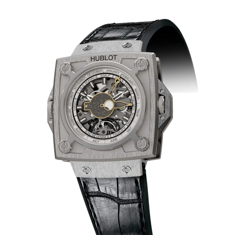 Hublot,MP 45mm,45mm,Titanium Gold,Luminous,White,Black,Silver,Gold,Handwound,120hours,In-house Caliber,908,908.NX.1010.GR