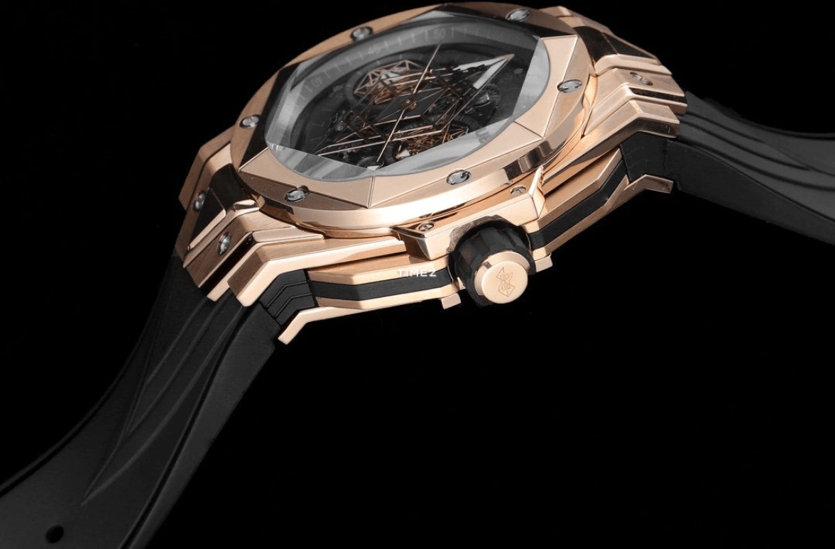 Hublot,Big Bang 45mm,45mm,KING GOLD,Titanium Gold,Black,Automatic,Chronograph,Day,Flyback,Retrograde,72hours,In-house Caliber,418,418.OX.1108.RX.MXM19