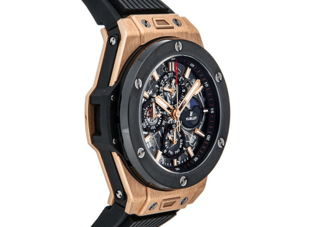 Hublot,Big Bang 45mm,45mm,Ceramic,Red Gold,Grey,Automatic,Chronograph,Moonphase,Perpetual Calendar,Leap Year,72hours,In-house Caliber,406,406.OM.0180.RX