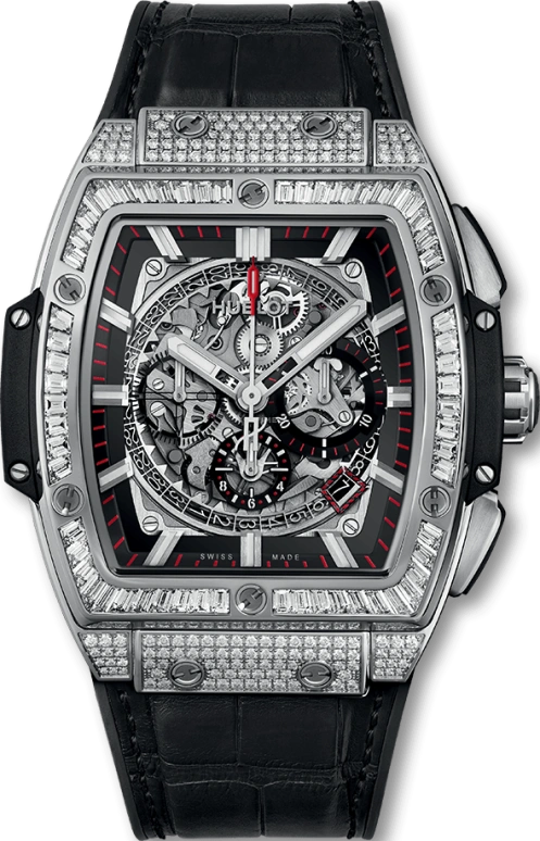 Hublot,Spirit of Big Bang 45mm,45mm,Titanium,Resin,Skeleton,Automatic,Chronograph,Date,Hollow Out,Column Wheel,50hours,In-house Caliber,601,601.NX.0173.LR.0904