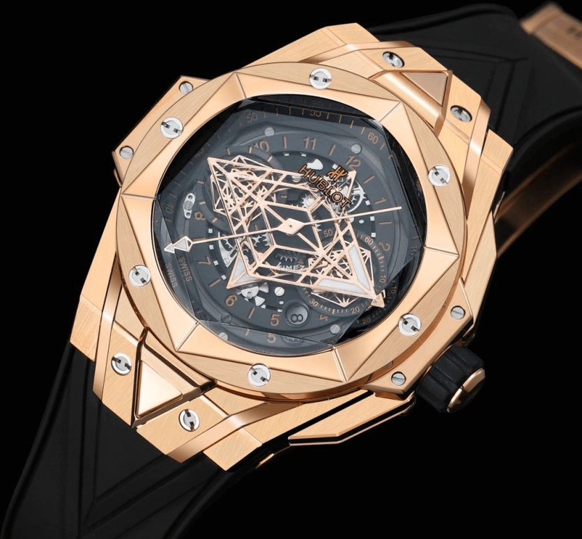 Hublot,Big Bang 45mm,45mm,KING GOLD,Titanium Gold,Black,Automatic,Chronograph,Day,Flyback,Retrograde,72hours,In-house Caliber,418,418.OX.1108.RX.MXM19