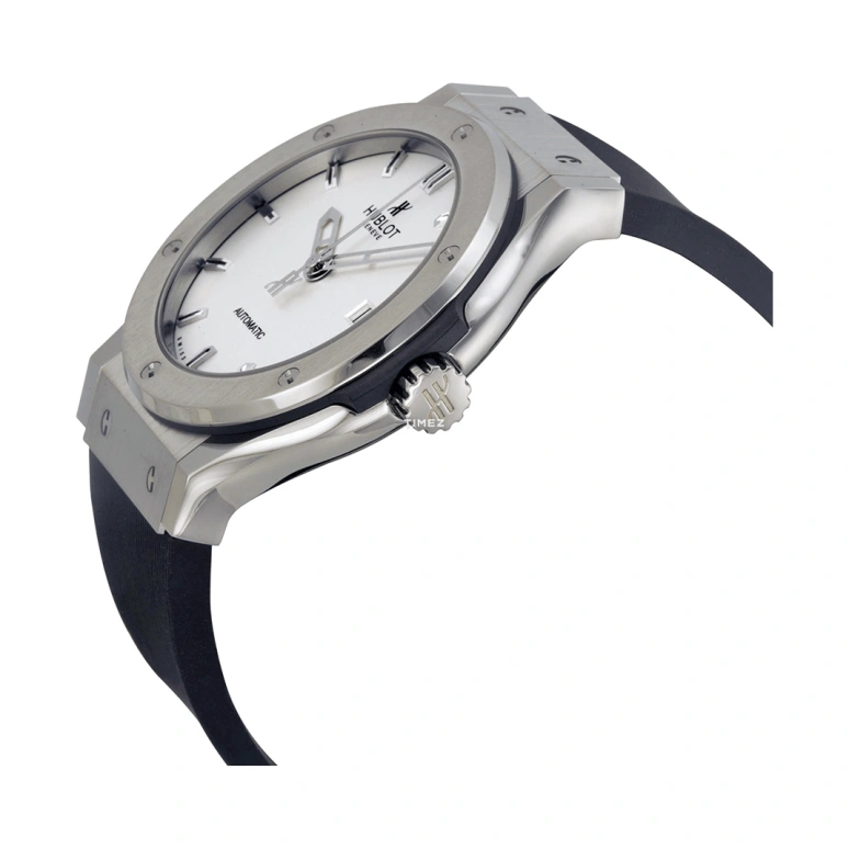 Hublot,Classic Fusion 42mm,42mm,Titanium,Titanium Gold,White,Automatic,Day,Sapphire,Crystal Glass,542,542.NX.2610.RX