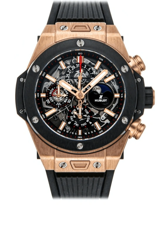 Hublot,Big Bang 45mm,45mm,Ceramic,Red Gold,Grey,Automatic,Chronograph,Moonphase,Perpetual Calendar,Leap Year,72hours,In-house Caliber,406,406.OM.0180.RX