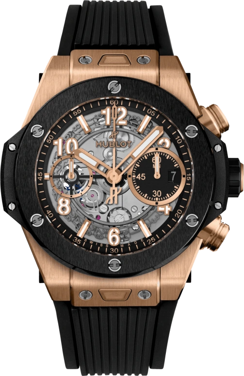 Hublot,Big Bang 42mm,42mm,KING GOLD,Black,Automatic,72hours,In-house Caliber,441,441.OM.1181.RX