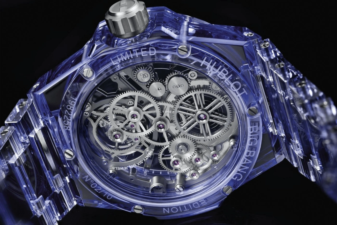 Hublot,Big Bang 43mm,43mm,Sapphire,Crystal,Skeleton,Tourbillon,Sapphire,Crystal Glass,Round,455,455.JL.0120.JL