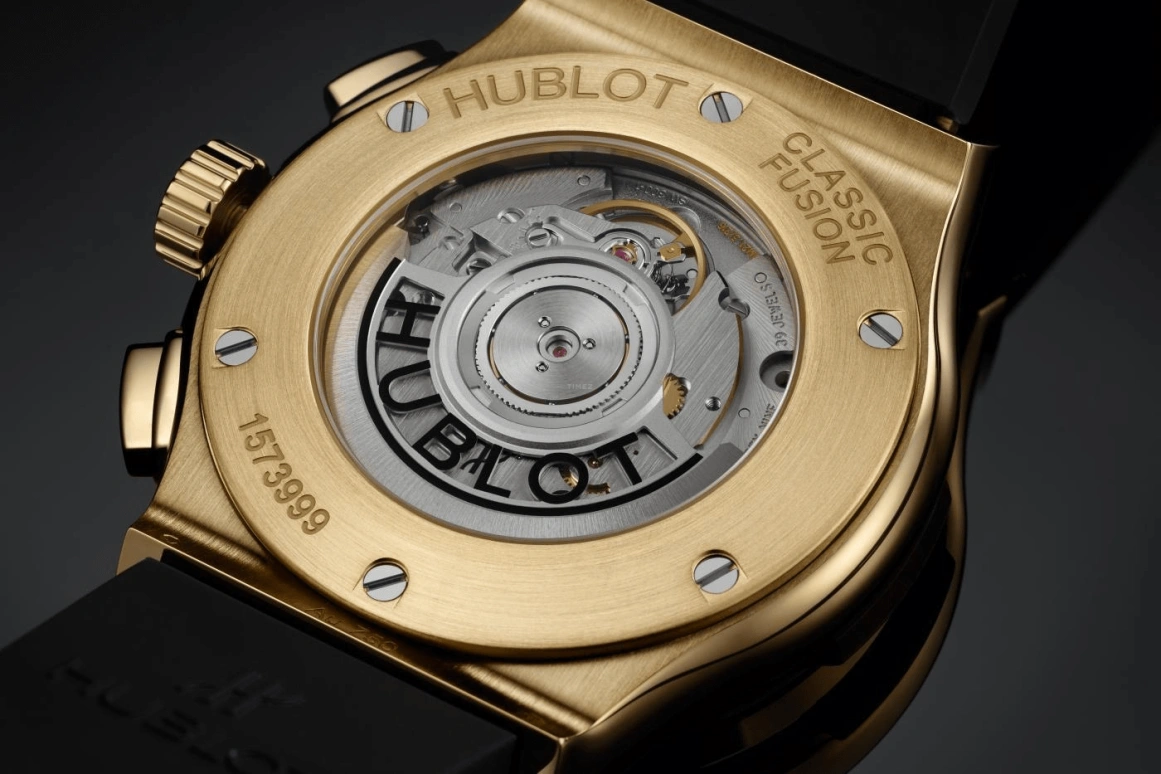Hublot,Classic Fusion 42mm,42mm,Yellow Gold,Black,42hours,In-house Caliber,Sapphire,Crystal Glass,541,541.VX.1130.RX